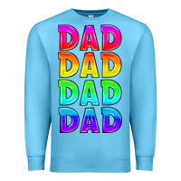 Ocean Blue lgbtq dad Premium Sweatshirt - HRA Design Shop