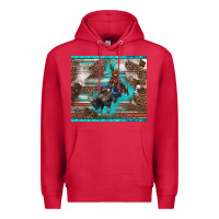 Cardinal western rodeo bullfighter serape leopards turquoise's gliterrs Premium Hoodie - BarkalooDesign