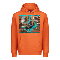 Carrot western rodeo bullfighter serape leopards turquoise's gliterrs Premium Hoodie - BarkalooDesign