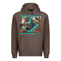 Coffee western rodeo bullfighter serape leopards turquoise's gliterrs Premium Hoodie - BarkalooDesign