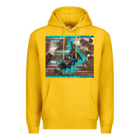 Lemon western rodeo bullfighter serape leopards turquoise's gliterrs Premium Hoodie - BarkalooDesign
