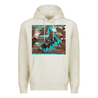 Oatmeal Heather western rodeo bullfighter serape leopards turquoise's gliterrs Premium Hoodie - BarkalooDesign