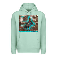 Seafoam western rodeo bullfighter serape leopards turquoise's gliterrs Premium Hoodie - BarkalooDesign