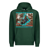 Sports Green western rodeo bullfighter serape leopards turquoise's gliterrs Premium Hoodie - BarkalooDesign