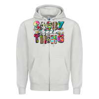 Dove Grey sassy little thing Zipper Hoodie - Zillion Design Studio