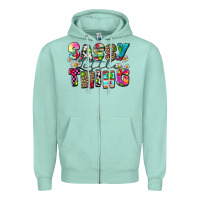 Seafoam sassy little thing Zipper Hoodie - Zillion Design Studio