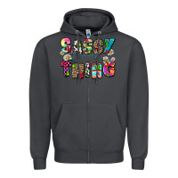 Smoke sassy little thing Zipper Hoodie - Zillion Design Studio