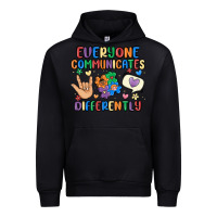 Black everyone communicates differently Urban Hoodie - MaliasSmallBusiness