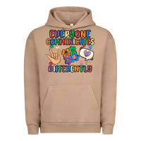 Pigment Burro everyone communicates differently Urban Hoodie - MaliasSmallBusiness