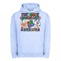 Pigment Grape Ice everyone communicates differently Urban Hoodie - MaliasSmallBusiness