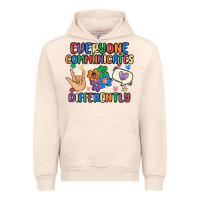 Sandshell everyone communicates differently Urban Hoodie - MaliasSmallBusiness
