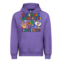 Tulip everyone communicates differently Urban Hoodie - MaliasSmallBusiness