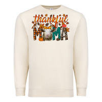 Sandshell thankful mama sheep Premium Sweatshirt - RacoonDesign