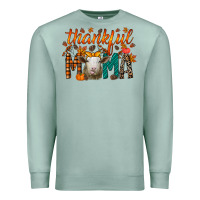 Seafoam thankful mama sheep Premium Sweatshirt - RacoonDesign