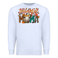 White thankful mama sheep Premium Sweatshirt - RacoonDesign