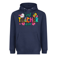 Navy best teacher ever Heavyweight Hoodie - Zillion Design Studio