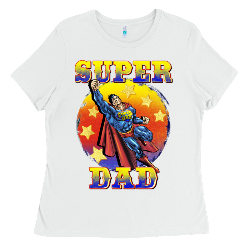Super Dad Ladies Tee by BarkalooDesign | Teevron