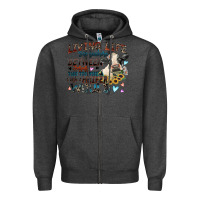 Charcoal Heather living life somewhere between jesus take the wheel Zipper Hoodie - Zillion Design Studio