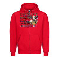 Red living life somewhere between jesus take the wheel Zipper Hoodie - Zillion Design Studio