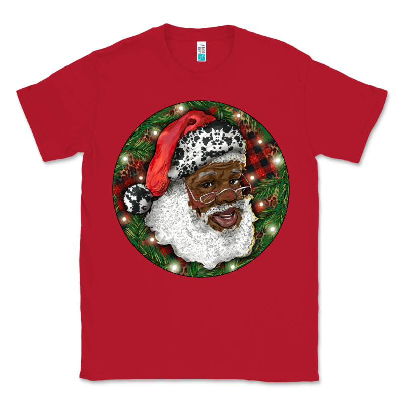 African American Santa Christmas Classic Tee by RanaPortraitStore | Teevron