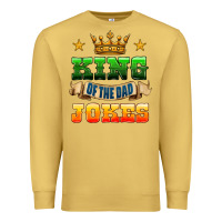 Antique Gold king of the jokes Premium Sweatshirt - HRA Design Shop