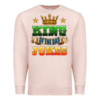 Pale Pink king of the jokes Premium Sweatshirt - HRA Design Shop