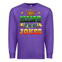 Purple king of the jokes Premium Sweatshirt - HRA Design Shop