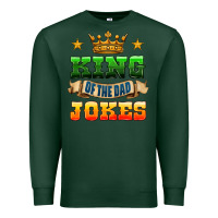 Sports Green king of the jokes Premium Sweatshirt - HRA Design Shop