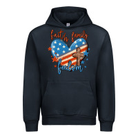 Navy faith family freedom Urban Hoodie - MaliasSmallBusiness