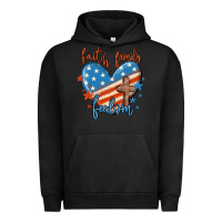 Pigment Black faith family freedom Urban Hoodie - MaliasSmallBusiness