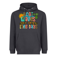 Smoke boat waves sun rays lake days Heavyweight Hoodie - Zillion Design Studio