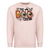 Pale Pink the boo crew Premium Sweatshirt - RacoonDesign