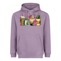 Lavender cactus coffee cups Heavyweight Hoodie - Zillion Design Studio