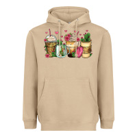 Mushroom cactus coffee cups Heavyweight Hoodie - Zillion Design Studio