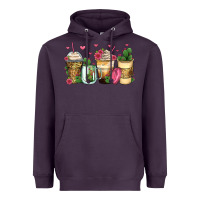 Plum cactus coffee cups Heavyweight Hoodie - Zillion Design Studio