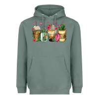 Sage cactus coffee cups Heavyweight Hoodie - Zillion Design Studio