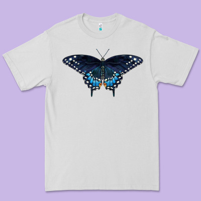Black Swallowtail Butterfly Premium Tee Designed By Lillyallendesigns