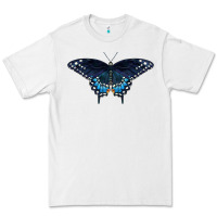 White Black Swallowtail Butterfly Premium Tee - LillyAllenDesigns