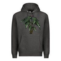 Charcoal Heather Amazon Elephant Ear Premium Hoodie - LillyAllenDesigns