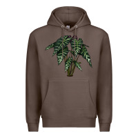 Coffee Amazon Elephant Ear Premium Hoodie - LillyAllenDesigns