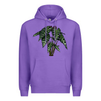 Purple Amazon Elephant Ear Premium Hoodie - LillyAllenDesigns