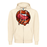 Sandshell sports lips basketball Zipper Hoodie - texasbilliewilder