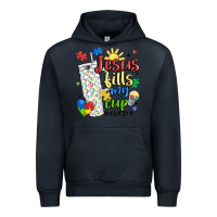 Navy autism jesus fills my cup Urban Hoodie - MaliasSmallBusiness