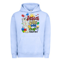 Pigment Grape Ice autism jesus fills my cup Urban Hoodie - MaliasSmallBusiness