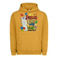 Pigment Peanut Butter autism jesus fills my cup Urban Hoodie - MaliasSmallBusiness