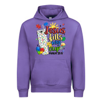 Tulip autism jesus fills my cup Urban Hoodie - MaliasSmallBusiness
