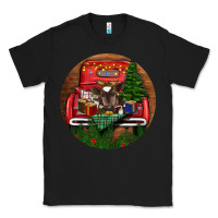 Black Baby Cow Christmas Classic Tee - RanaPortraitStore