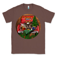 Chestnut Baby Cow Christmas Classic Tee - RanaPortraitStore