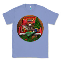 Colony Blue Baby Cow Christmas Classic Tee - RanaPortraitStore