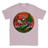 Lilac Baby Cow Christmas Classic Tee - RanaPortraitStore
